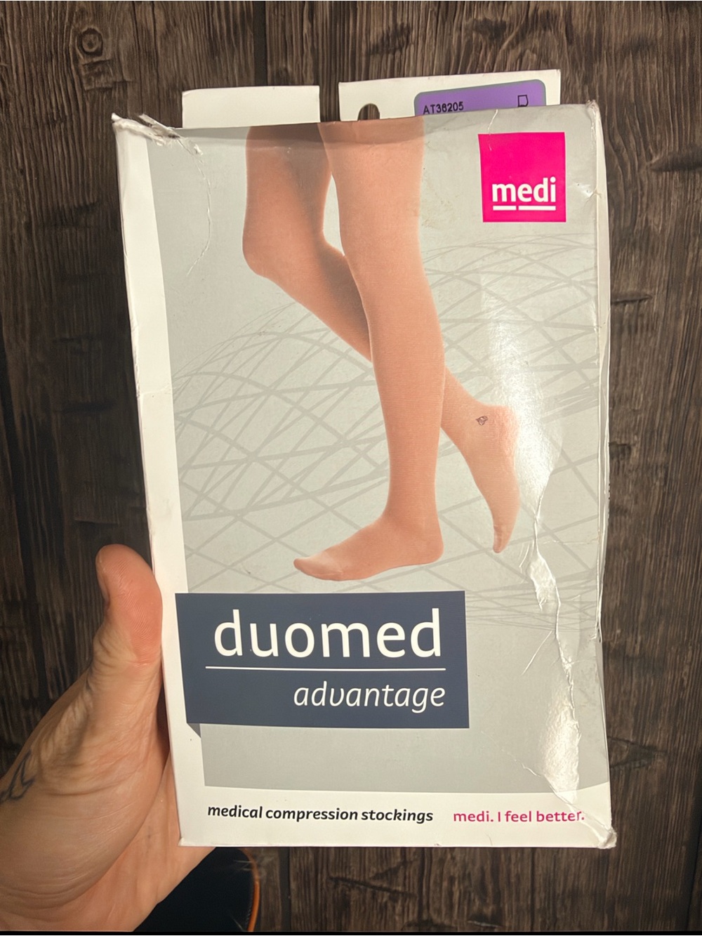 Medi Duomed Advantage Medical Compression Stockings - Beige